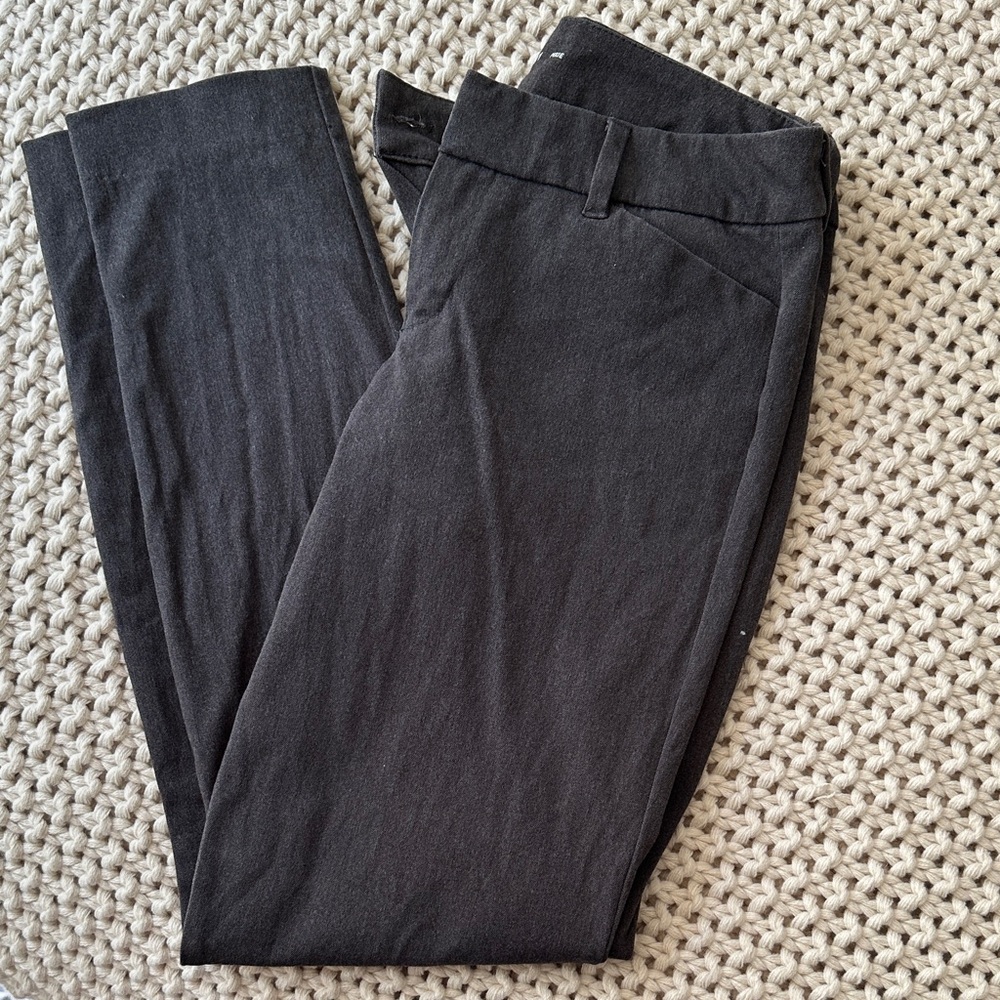 Old Navy Women's Charcoal Straight Leg Pants
